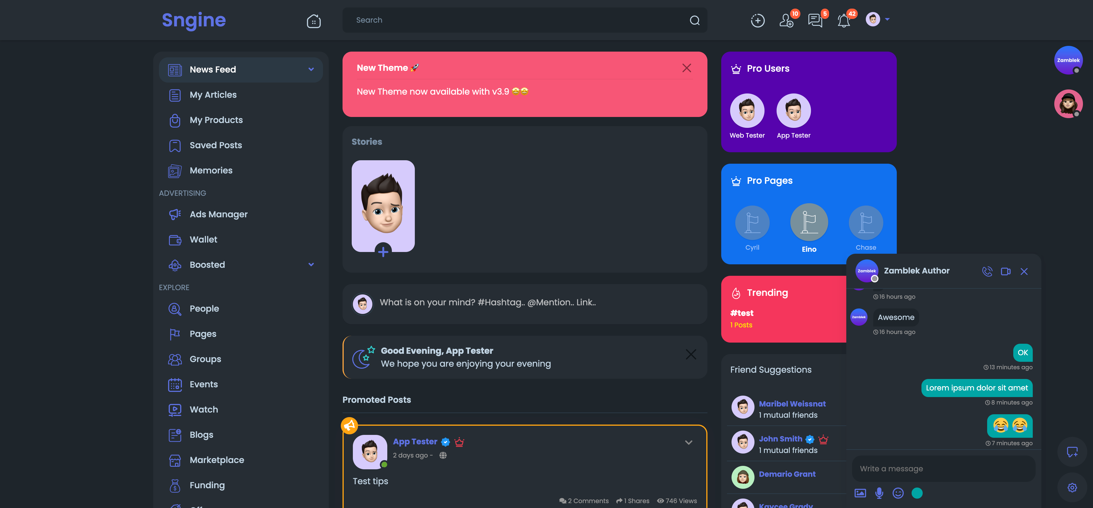 red social en php